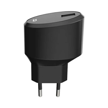Xqisit USB EU-USB-C 2.4A Wandladegerät schwarz/schwarz 32018