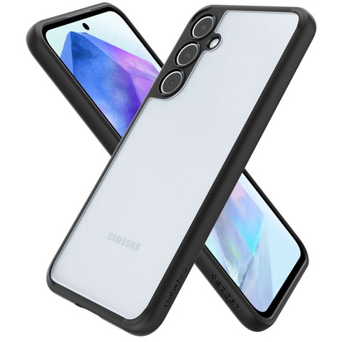 Etui do Samsung Galaxy A55 5G Spigen Ultra Hybrid Case obudowa plecki przezroczyste Matte Black