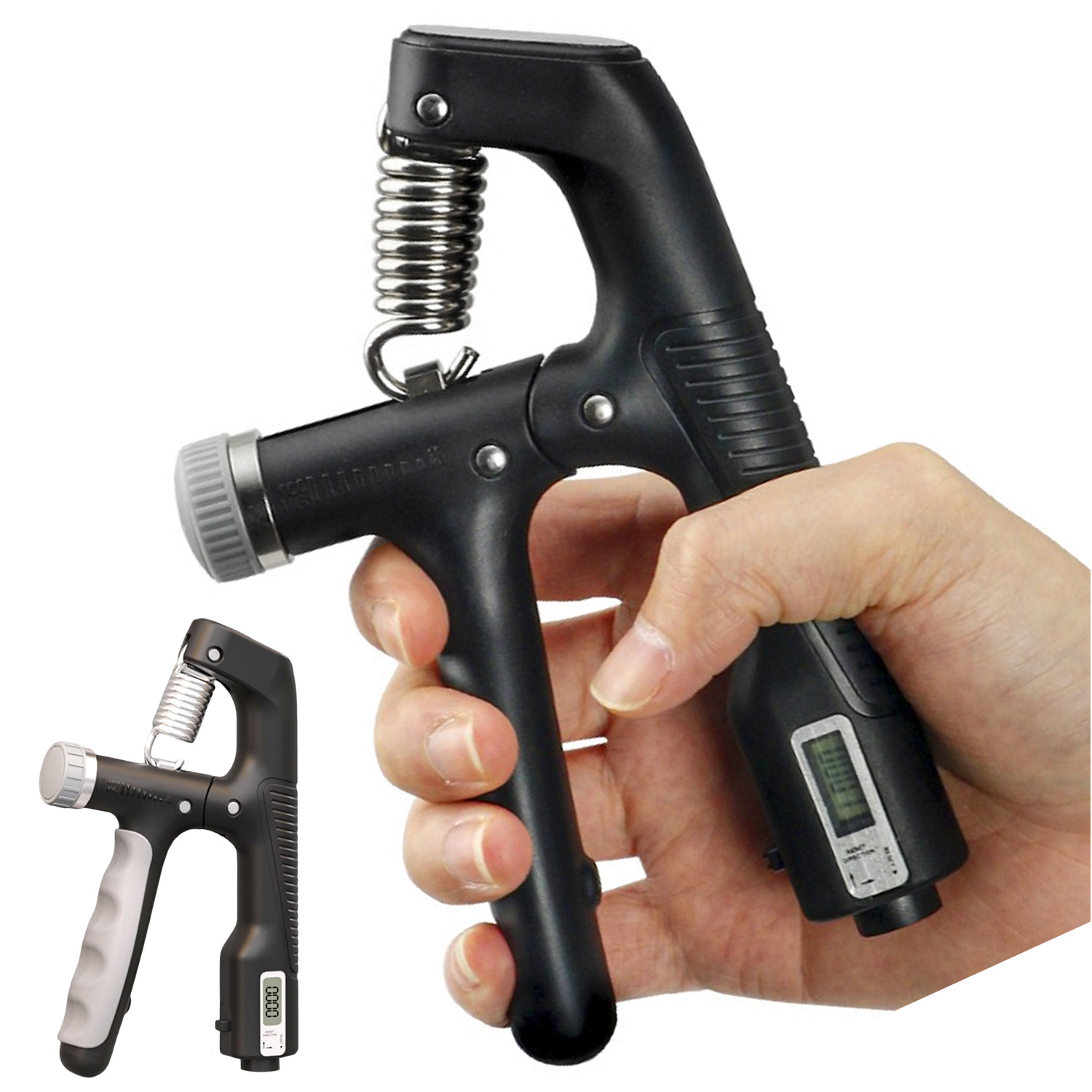 Ściskacz grip do ćwiczeń dłoni rąk regulowany 10-100 kg
