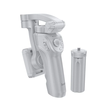 3-Achsen-Gimbal für Smartphone Hoco K24 mit Beleuchtung Grau