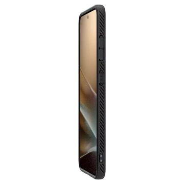 Samsung Galaxy S25 Hülle Schutzhülle Spigen Liquid Air Matt Schwarz