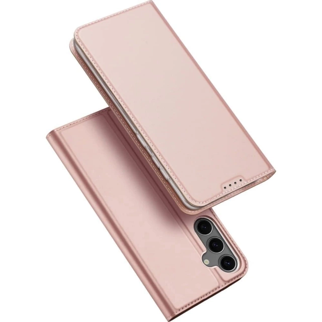 Etui Kabura do Samsung Galaxy S25 Dux Ducis Skin Pro Różowa
