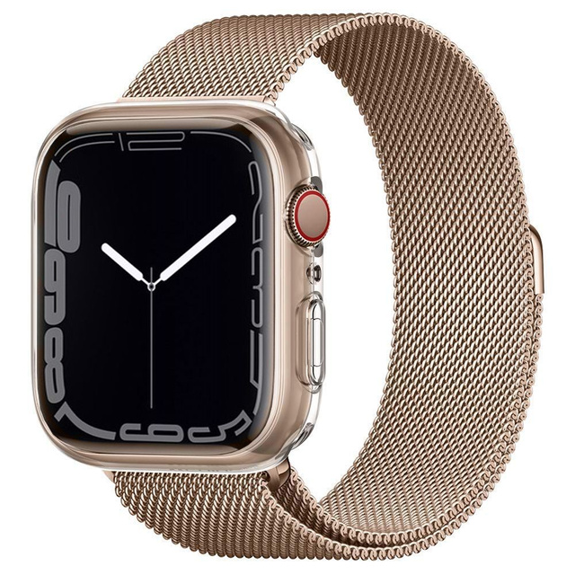 Etui Spigen Liquid Crystal für Apple Watch 4/5/6/7/SE (44/45 mm) Crystal Clear