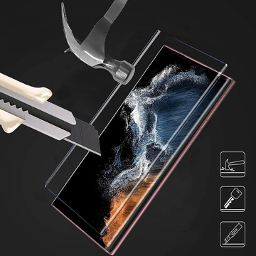 2x Szkło Hartowane UV do Samsung Galaxy S23 Ultra na cały ekran UVTG+ 2-PACK