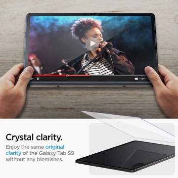 Spigen Glas.tR „EZ Fit“ gehärtetes Glas für Samsung Galaxy Tab S9 11.0 X710 / X716B Klar