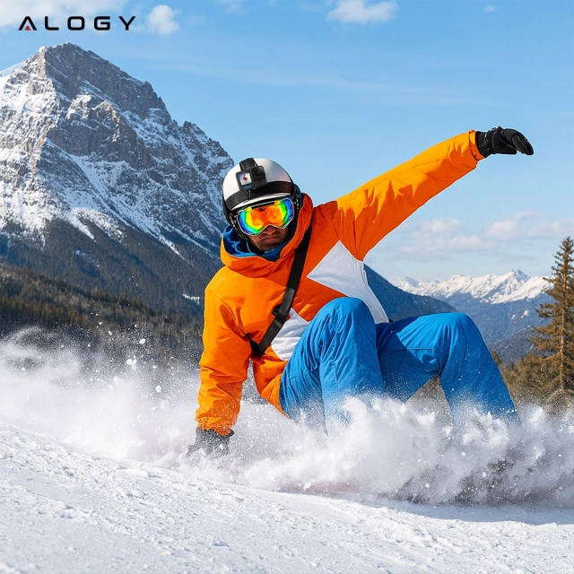 Zestaw Akcesoriów do GoPro Hero 13 12 11 10 9 8 7 6 kamerki sportowej zestaw mocowań Alogy ActionKit™ XXL 58w1 z Etui pokrowcem Walizką