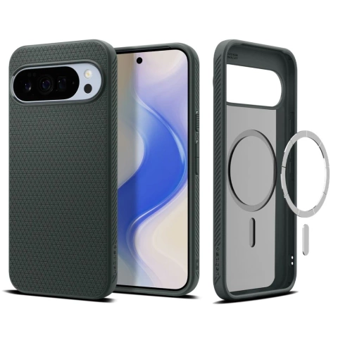 Etui Ochronne do Google Pixel 10 Pro XL Spigen Liquid Air Mag MagSafe Abyss Green