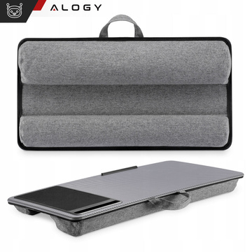 Laptop-Tischständer, Telefonhalter, Mauspad für Bett, tragbarer Alogy-Schreibtisch mit Kissen