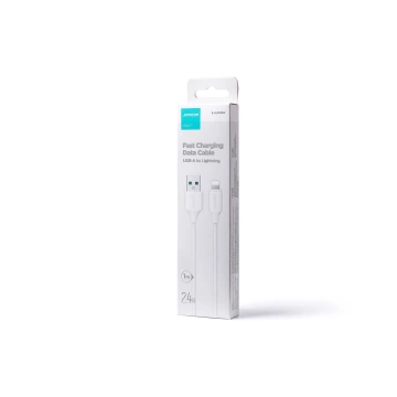 Joyroom Lade-/Datenkabel USB - Lightning 2.4A 1m weiß (S-UL012A9)