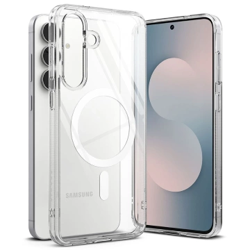 Etui Ochronne do Samsung Galaxy S25 FE Ringke Fusion Magnetic MagSafe Clear