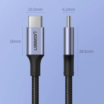 Ugreen Kabel USB Type C - USB Type C Power Delivery 100W Quick Charge FCP 5A 3m grau (90120 US316)