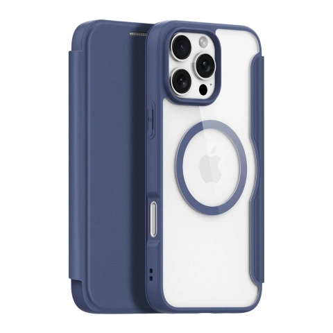 iPhone 16 Pro Max Dux Ducis Skin X Pro MagSafe Hülle Blau