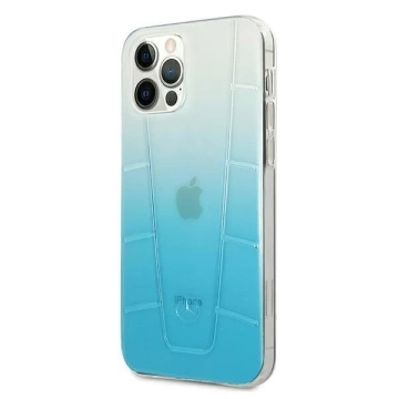 Etui ochronne Mercedes MEHCP12LCLGBL do Apple iPhone 12 Pro Max 6,7" niebieski/blue hardcase Transparent Line