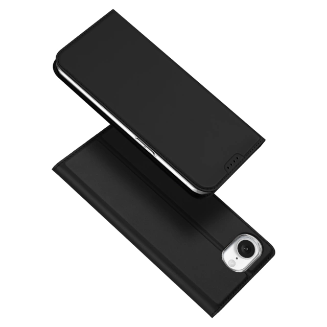 Etui do Apple iPhone 16e / SE 4 2025 obudowa ochronna Dux Ducis z klapką Skin Pro Czarna