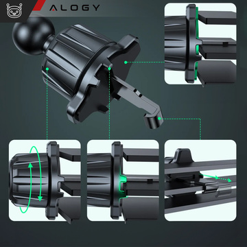 Autotelefonhalter, Fenster, Kühlergrill, Cockpit, Armaturenbrett, Auto, Auto, für 7-Zoll-Telefon Alogy 3in1 Duftanhänger