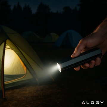 Alogy P12 Fahrradlicht schwarz Fahrradlicht vorne LED-Frontlicht Fahrradbeleuchtung wasserdicht IPX5