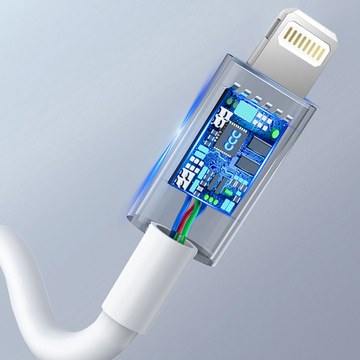 Kabel USB-C für Lightning für Apple iPhone iPad iPod 20W 2m BOX Weiß