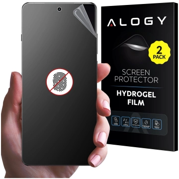 2x „MATTE“ Folie für OnePlus 12 Hydrogel Alogy HydroSkin Matte Pro™ Display für „FINGERPRINT FREE“ Hülle