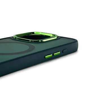 Etui Wozinsky MagSafe do Samsung Galaxy S25 Magnetic Case Zielone