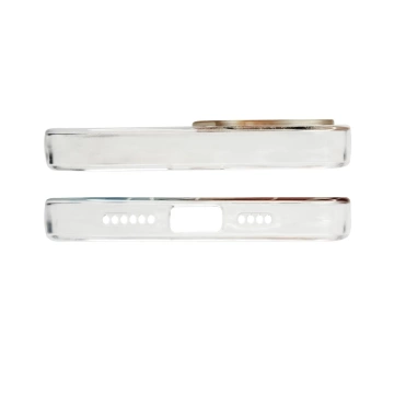 Marble Case etui do iPhone 12 żelowy pokrowiec marmur pomarańczowy