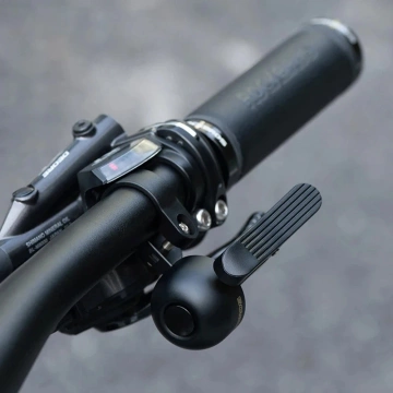 Dzwonek rowerowy Rockbros 34210007001 na lewą stronę kierownicy - czarny