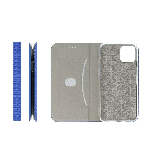 SENSITIVE Book Case für iPhone 16 Pro Blau mit Ständer