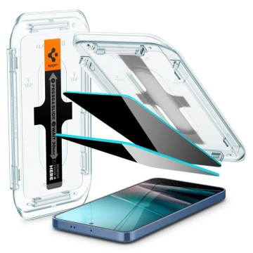 Sichtschutzglas für Samsung Galaxy S24 / S25 Spigen Glas.TR EZ Fit HD 2er-Pack
