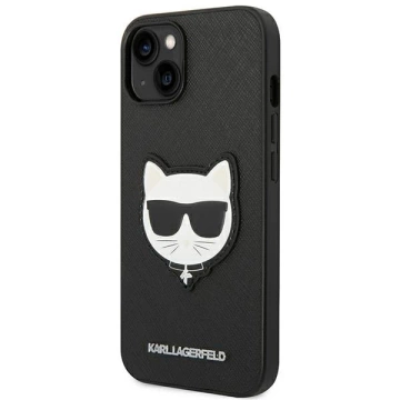 Etui Karl Lagerfeld KLHCP14MSAPCHK für iPhone 14 Plus 6,7" Hardcase Saffiano Choupette Head Patch