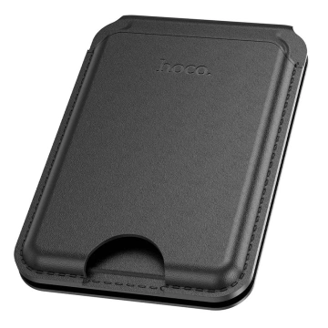 Hoco GT3 MagSafe Magnetische Geldbörse mit iPhone-Ständer Schwarz