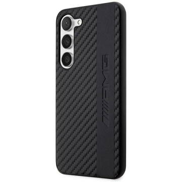 Etui AMG do Samsung Galaxy S23 HardCase Carbon Stripe&Embossed czarny