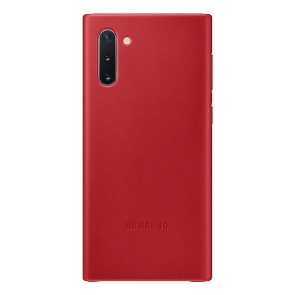 Etui Samsung EF-VN970LR do Samsung Galaxy Note 10 N970 czerwony/red Leather Cover