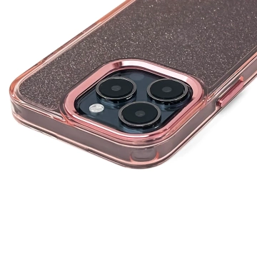 Etui Wozinsky Glitter do Samsung Galaxy S24 FE Różowy Brokat
