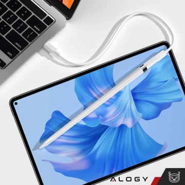 Alogy Pencil Ladeadapter für Lightning-Stifte – Lightning-auf-Apple-Pen-Ladekabeladapter Weiß