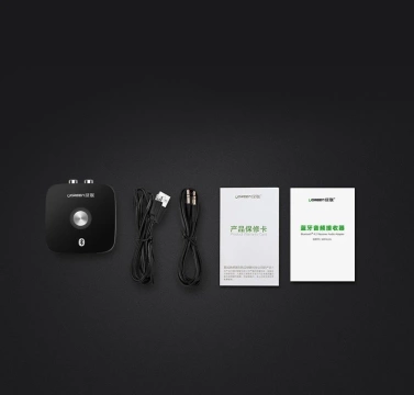 Adapter UGREEN Bluetooth 5.1 Empfänger aptX 2RCA / 3,5 mm Miniklinke schwarz (40759)