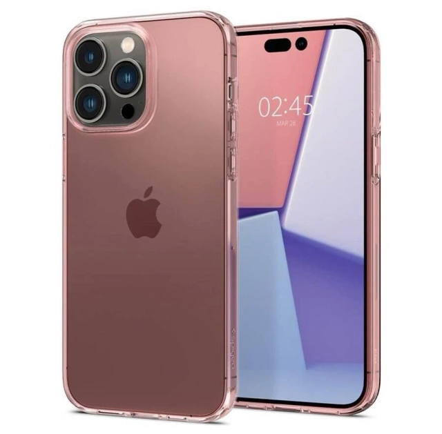 Etui do iPhone 14 Pro Max Spigen Liquid Crystal Flex Rose Crystal
