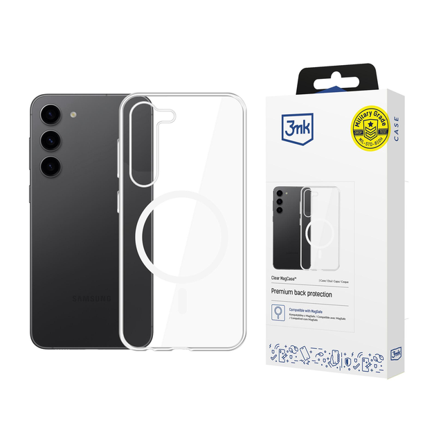 Etui ochronne case do Samsung Galaxy S23 3mk Clear MagCase