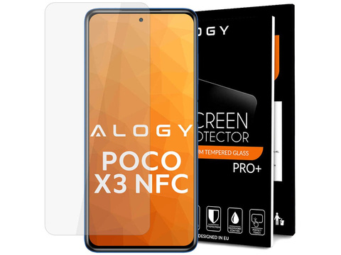 Alogy Display aus gehärtetem Glas für Xiaomi Poco X3 NFC / X3 PRO / Redmi Note 9S / Redmi Note 9 Pro