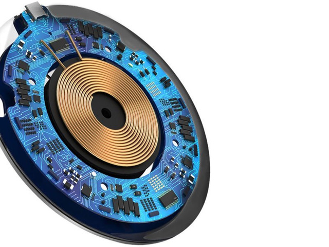 Ładowarka indukcyjna USAMS 10W US-CD24 iPhone 8 X MFI czarna