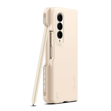 Etui na telefon Spigen Thin Fit Pen do Samsung Galaxy Z Fold 4 Pearled Ivory