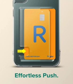 Ringke Fusion Card Case für Samsung Galaxy S22 (S22 Plus) Card Wallet Documents Transparent (FCD593R52)