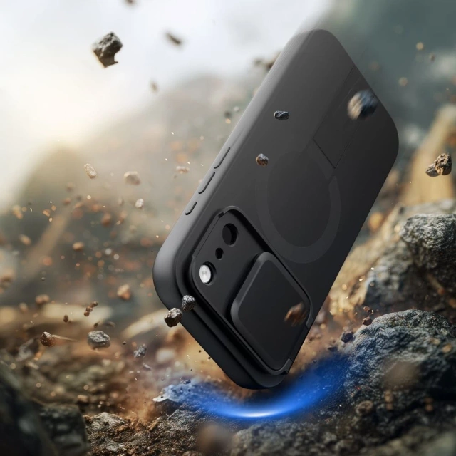 Etui Tech-Protect Kevlar Aura MagSafe do iPhone 17 Pro Max, czarne