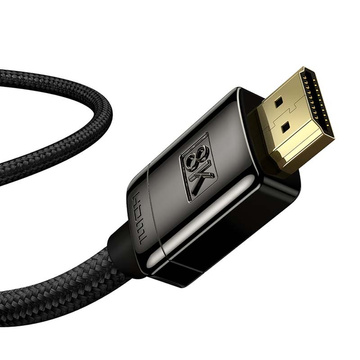 Kabel 2m Baseus High Definition Serie HDMI 2.1 8K 60Hz 3D HDR 48Gbps Czarny