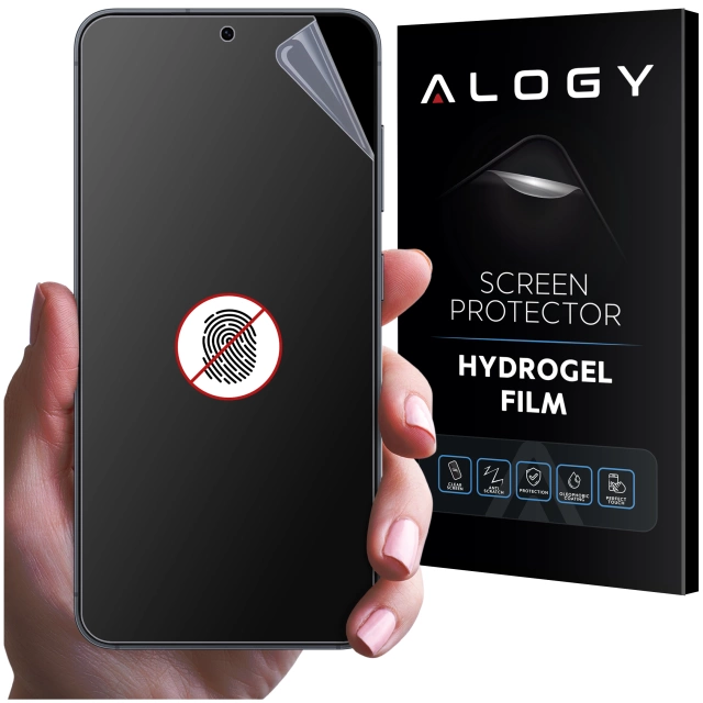 Folia "MATOWA" do Samsung Galaxy S25+ Plus Hydrożelowa Alogy HydroSkin Matte Pro™ na ekran do etui "BEZ ODCISKU PALCÓW"