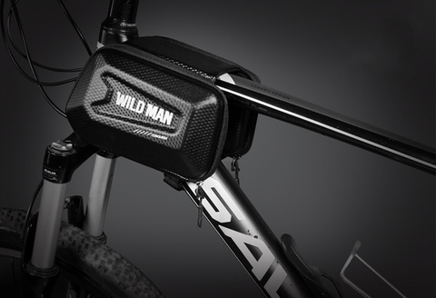 Beuteltasche Packtasche für Fahrrad Fahrradhalter Wildman Bag E6S 1.2l 6.7 Schwarz