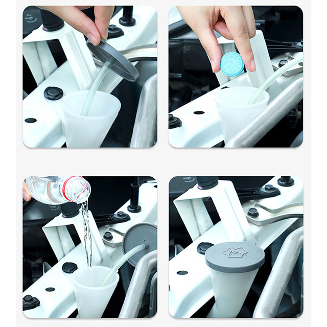 Płyn do spryskiwaczy w tabletkach tabletki Baseus (12 tabletek) wydajny