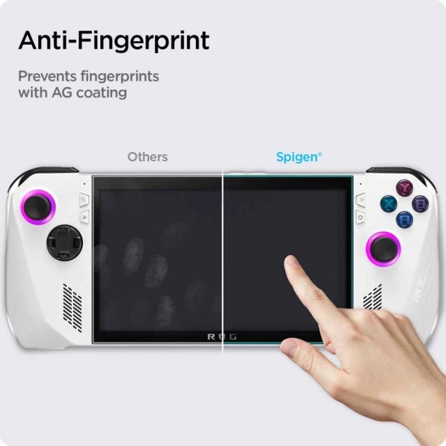 Szkło hartowane Spigen Glas.Tr Slim 9H do Asus Rog Ally przezroczyste