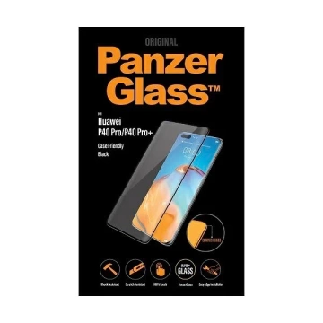 Szkło PanzerGlass Curved Super+ do Huawei P40 Pro /P40 Pro Plus Case Friendly Finger Print czarny/black
