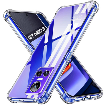 ShockProof Alogy Silicone Armor Case für Realme GT Neo 3 Global Transparent