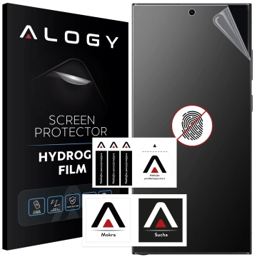 „MATTE“-Folie für Samsung Galaxy S23 Ultra Hydrogel Alogy HydroSkin Matte Pro™ Display für „FINGERPRINT FREE“-Hülle