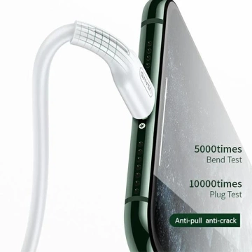 USAMS Kabel U43 USB-C zu Lightning 30W PD 1,2m schwarz